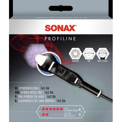 SONAX 04941000 PROFILINE HybridWollPad 165 Auto Pflege Fahrzeugpflege 1St&uuml;ck