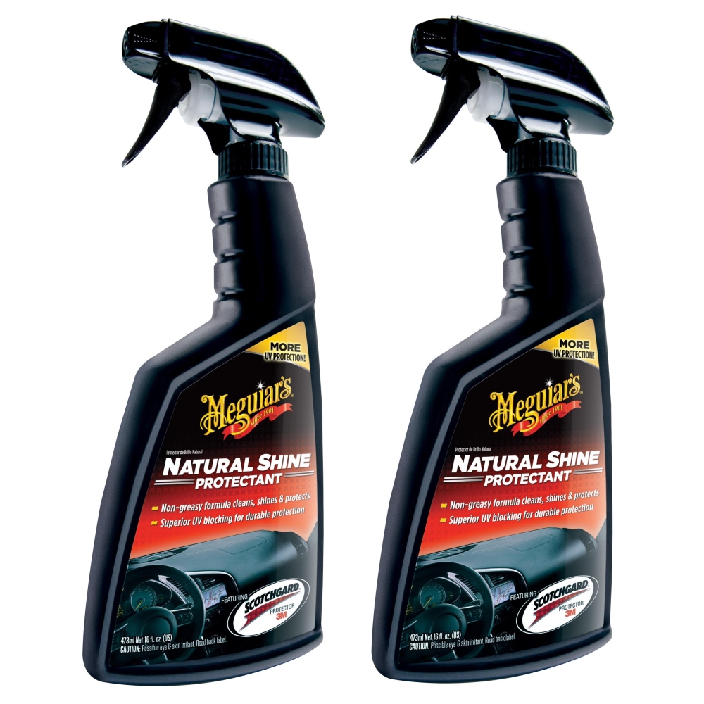 Meguiars 2x G4116EU Natural Shine Protectant Innenraumreiniger Cockpitpflege 473ml
