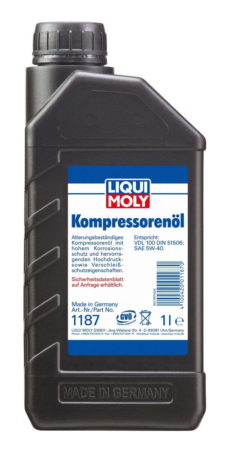 Liqui Moly 1x LM1187 1l Kompressorenöl