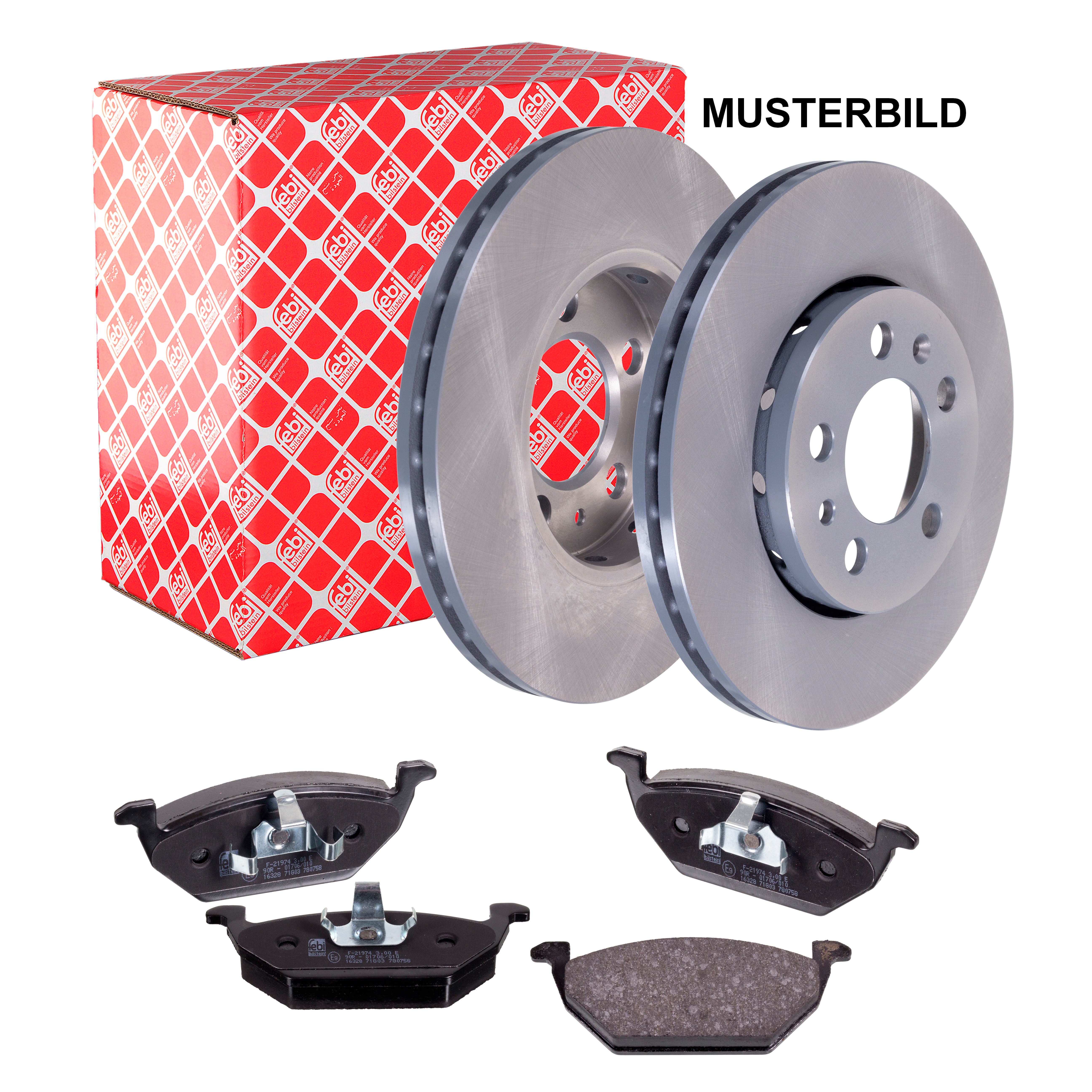 Bremsscheibe FEBI BILSTEIN 31315 f&uuml;r HYUNDAI, Vorderachse