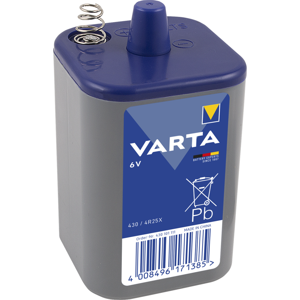 VARTA SPEZIALBATTERIE 430 Z/C 4R25X Laternenbatterie