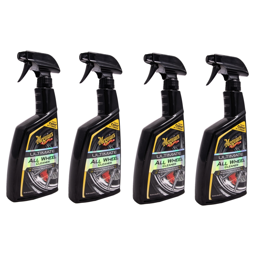 Meguiars 4x G180124EU Ultimate All Wheel Cleaner Felgenreiniger Felgenpflege 709ml