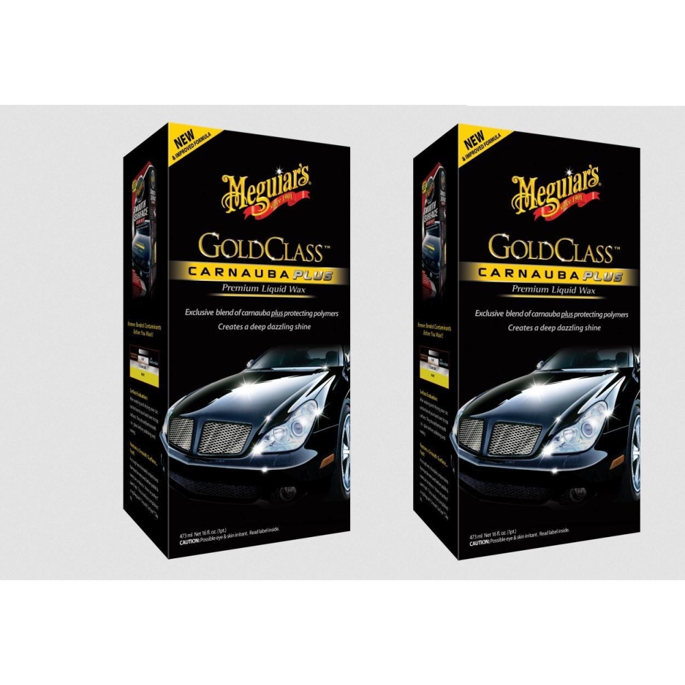 Meguiars 2x G7016EU Carnauba Plus Premium Liquid Car Wax Autowachs Wachs 473ml