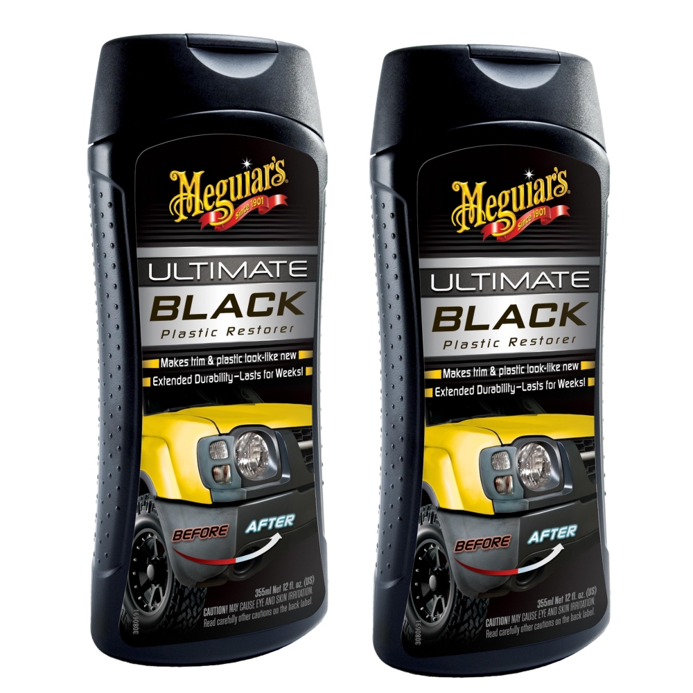 Meguiars 2x G15812EU Ultimate Black Plastic Restorer Kunststoffpflege 355ml