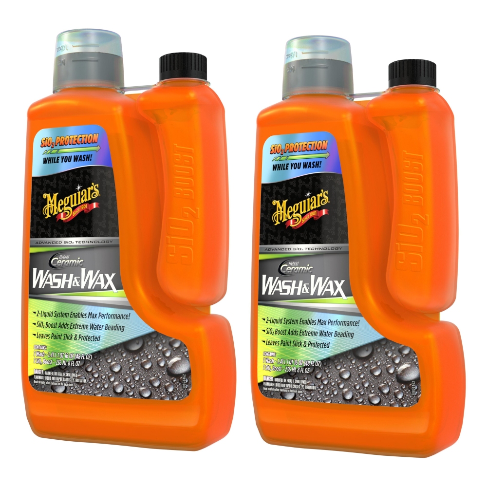 Meguiars 2x G210256EU Hybrid Ceramic Wash + Wax Keramik Autoshampoo Shampoo 1660ml