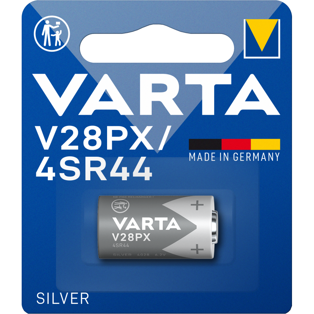 VARTA SILVER Coin V28PX/4SR44 Knopfzelle Blister 1 Batterie