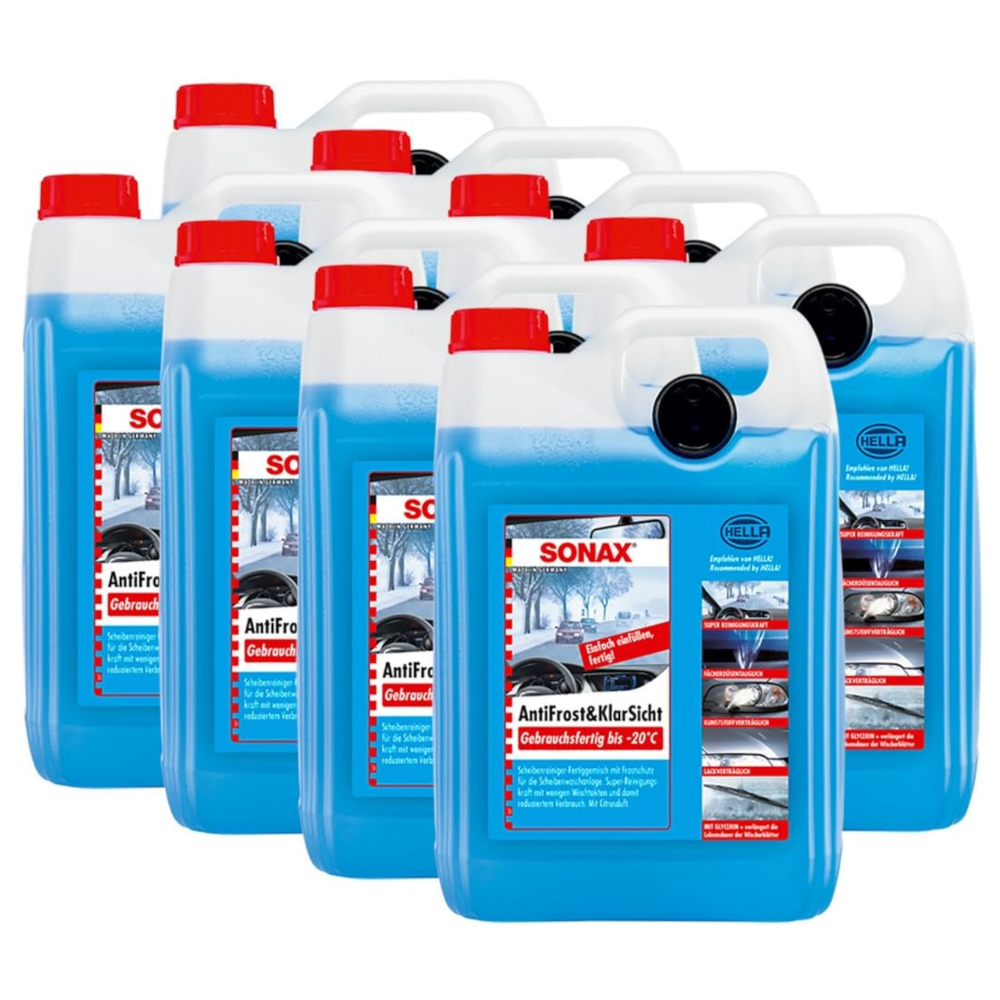 SONAX 8X 03325000 AntiFrost & KlarSicht gebrauchsfertig bis -20&deg;C Frostschutz 5L