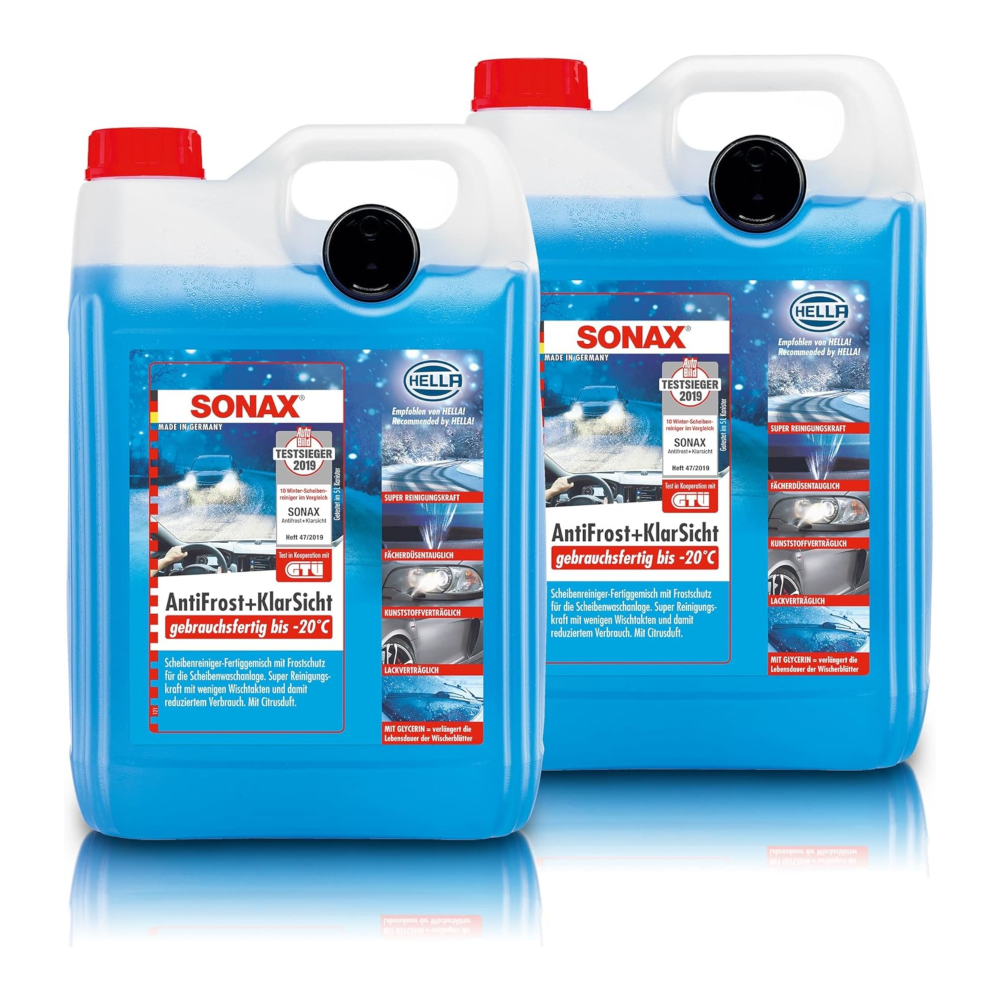 SONAX Frostschutz ANTIFROST & KLARSICHT gebrauchsfertig bis -20&deg;C - 2x 5L