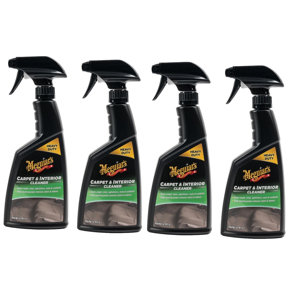 Meguiars 4x G9416EU Carpet + Interior Cleaner Polster und Innenraum Reiniger 473ml