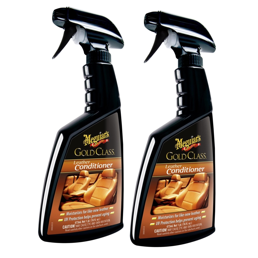Meguiars 2x G18616EU Gold Class Leather Conditioner Lederreiniger Pflege 473 ml