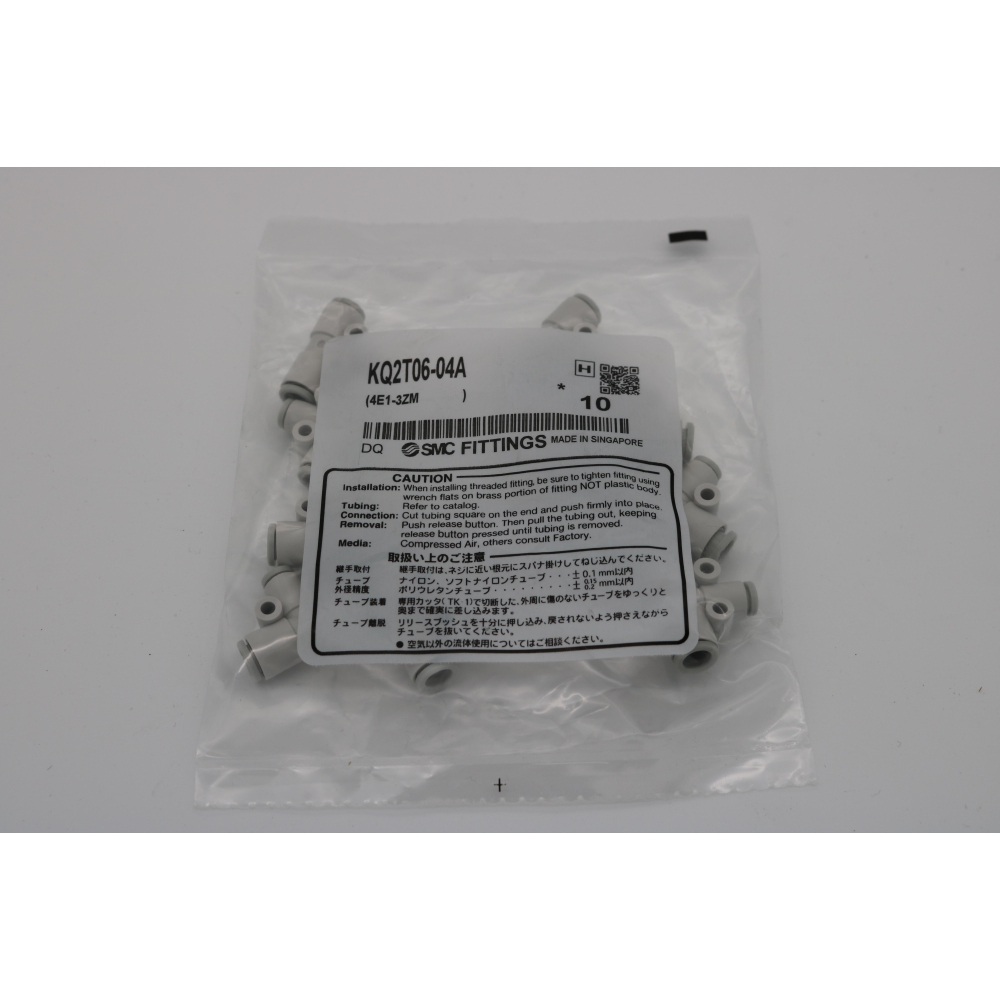 SMC 10x T-Steckverbindung mit Reduzierung - KQ2T06-04A