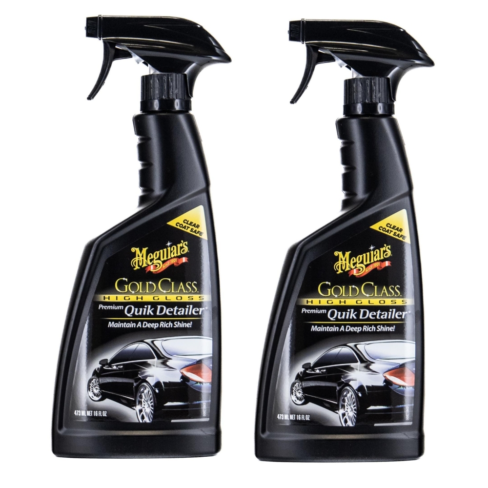 Meguiars 2x G7616EU Gold Class Quik Detailer Lackschnellreiniger Reiniger 473ml