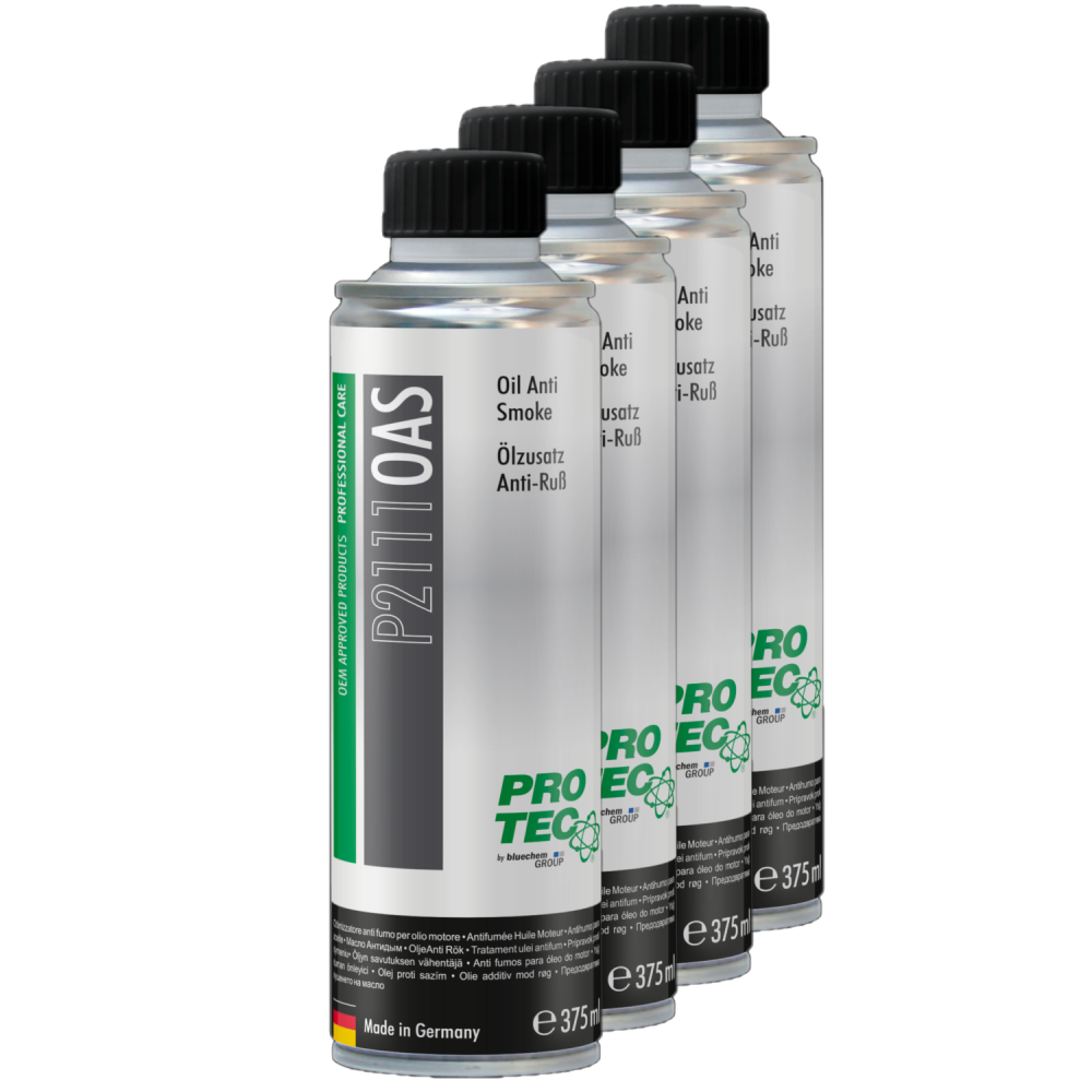 PROTEC 4x 375ml �lzusatz Anti Ru� P2111 Reduziert Rauch, Ru� �lverbrauch
