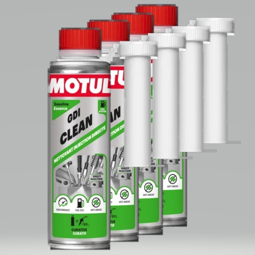 Motul 4x 300 ml Reiniger, Benzineinspritzsystem 109995 GDI CLEAN EFS