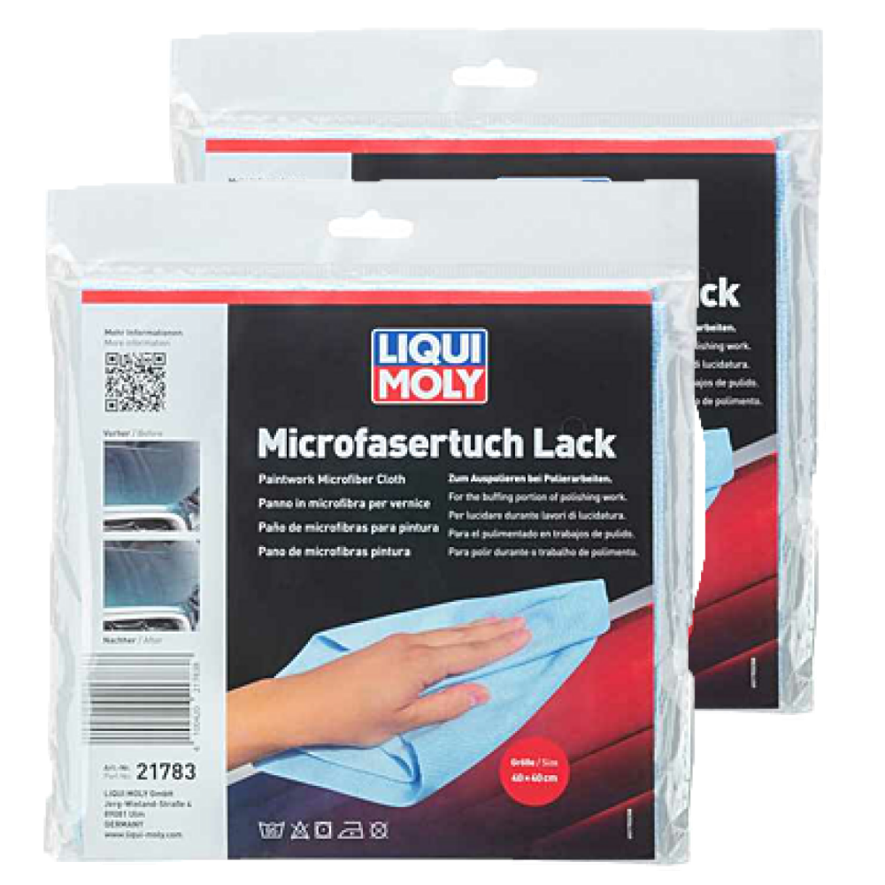 LIQUI MOLY 2x Microfasertuch Lack 21783
