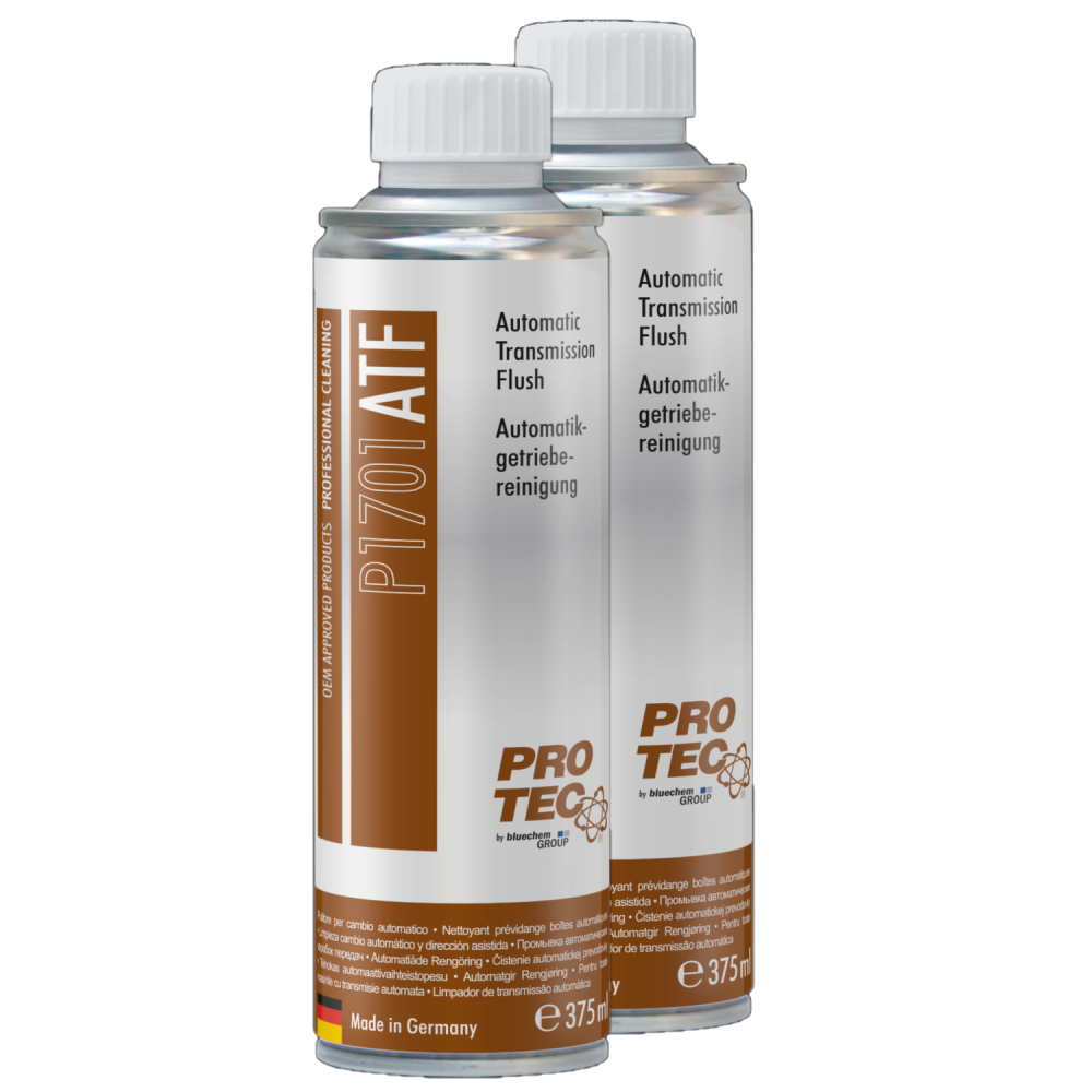 PROTEC 2x 375 ml Automatikgetriebereiniger P1701 Optimiert Schaltverhalten Lau