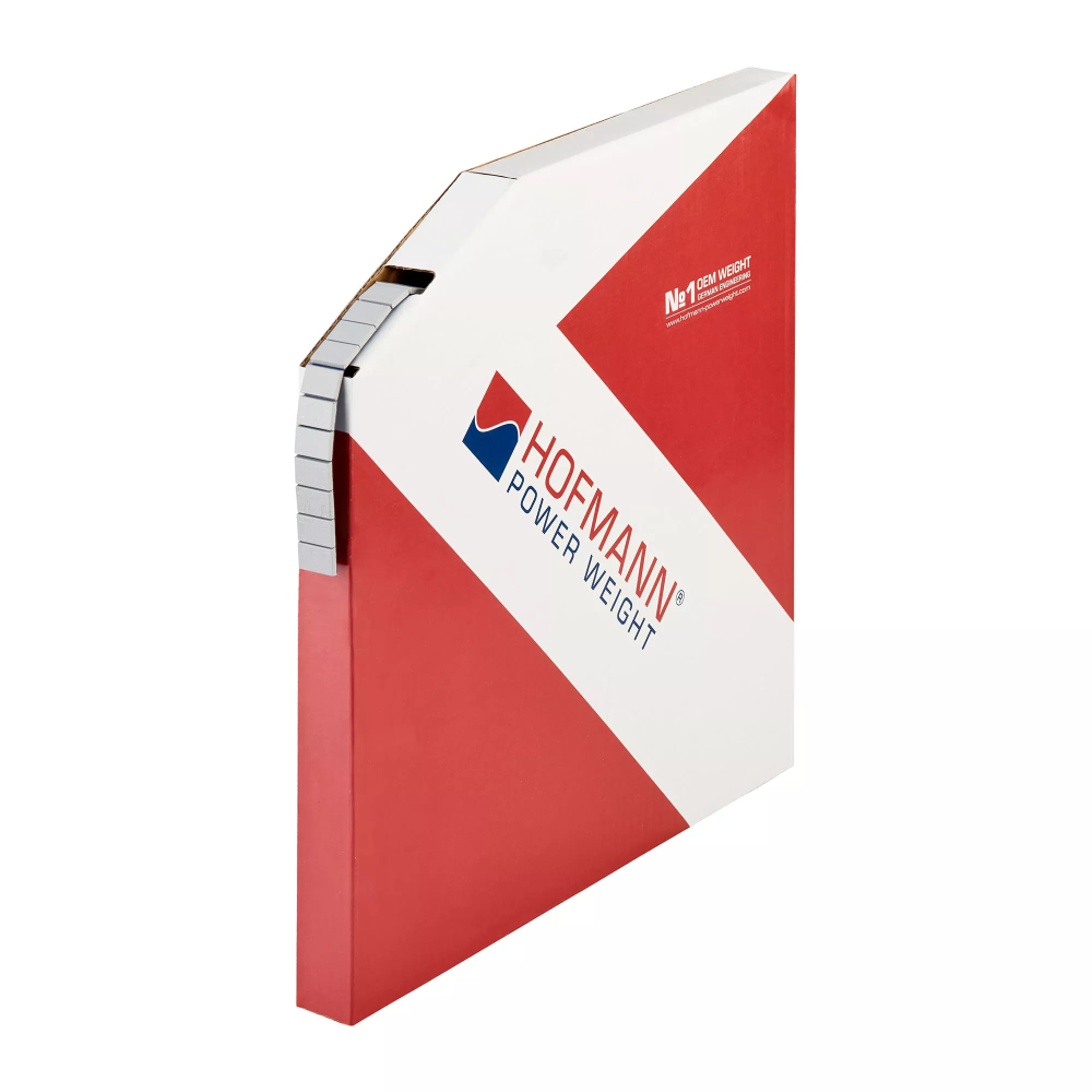 HOFMANN Klebegewichte Rolle 5kg Typ 355 Silber Speedliner 1000 x 5g