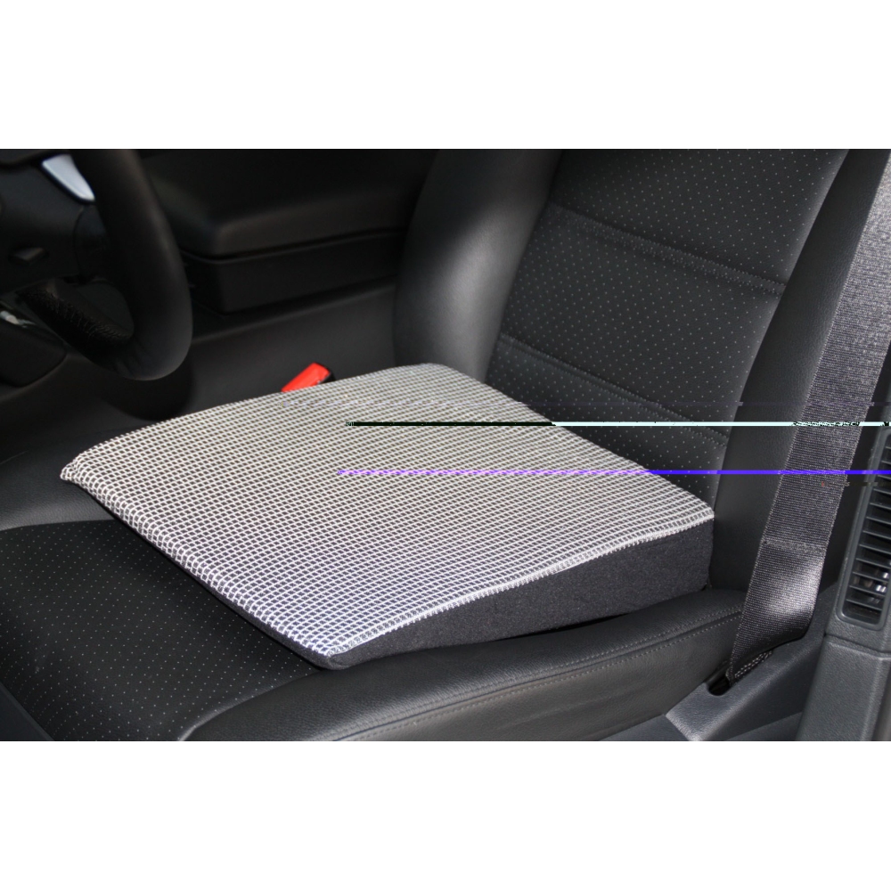 HP Autozubehör Keilkissen Universal Baumwolle Schwarz/ Grau 1x19036HP