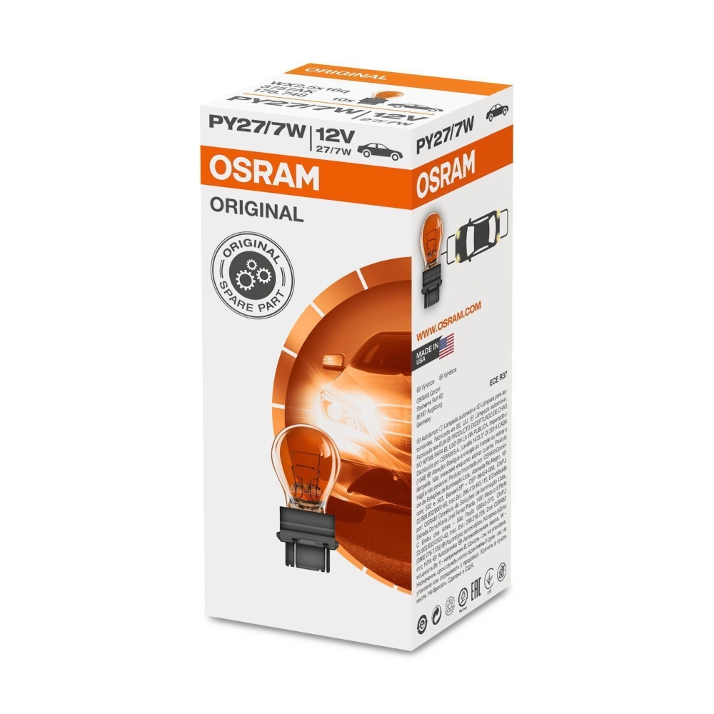 Glühlampe, Blinkleuchte ams-OSRAM 3757AK ORIGINAL für, hinten, vorne