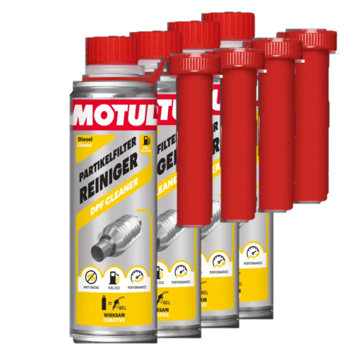 Motul 4x 300 ml Additiv, Partikelfilterregeneration 110676 DPF CLEANER DIESEL