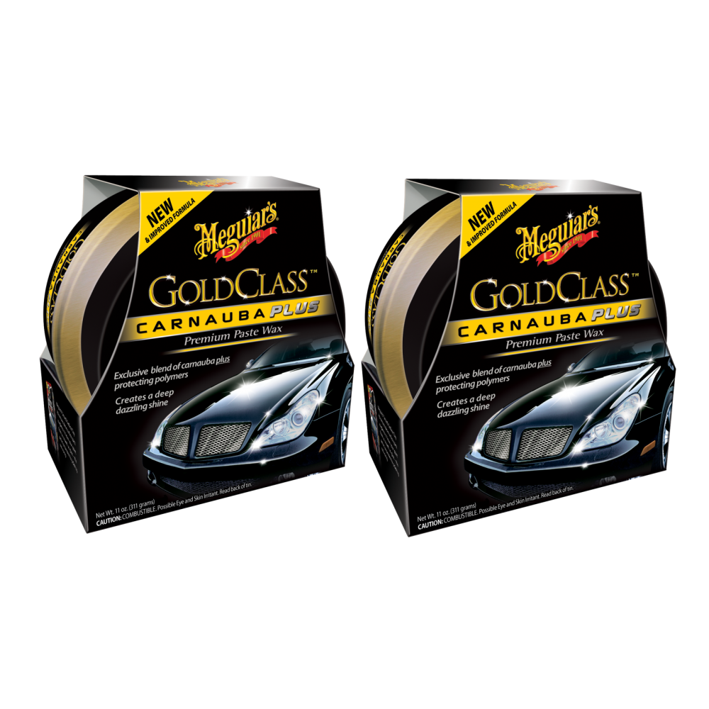 2x Meguiar&rsquo;s Gold Class Carnauba+ Paste Wax &ndash; Premium Hartwachs &ndash; 7100322061