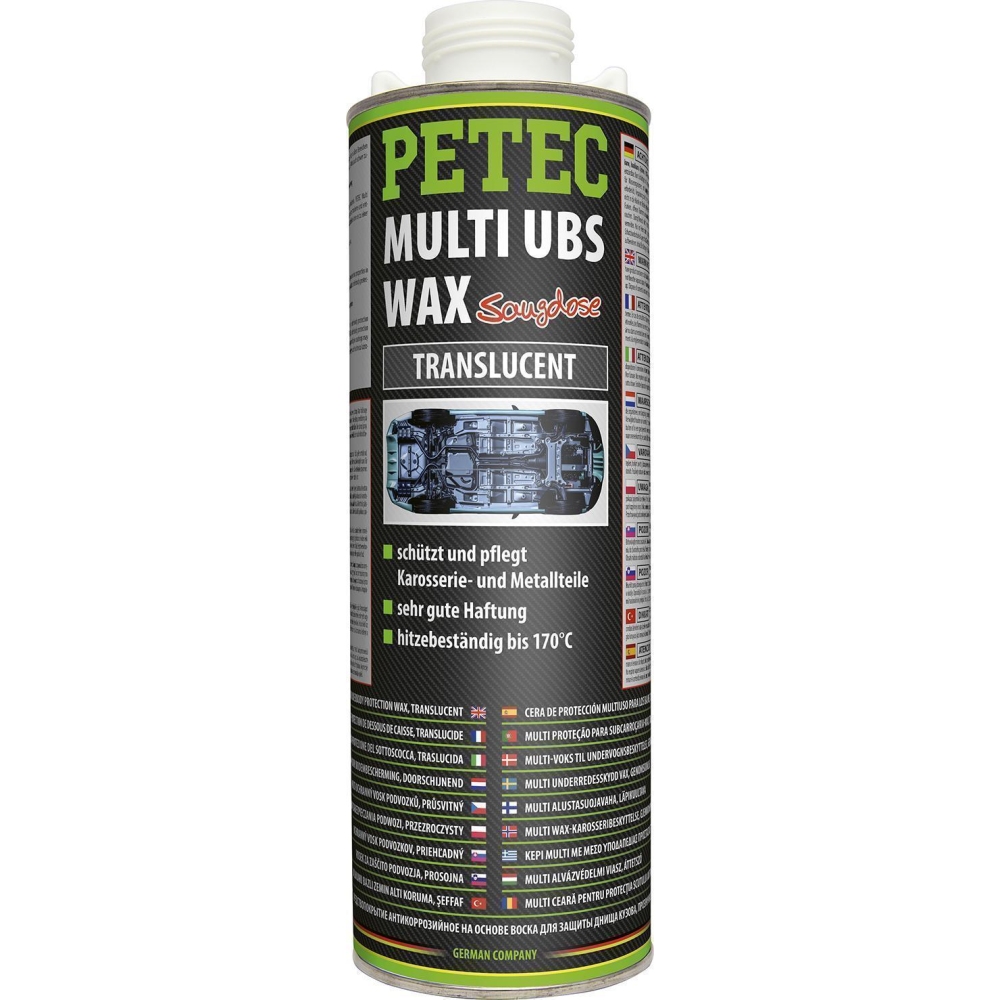 Unterbodenschutz PETEC 73410 Multi UBS Wax Saugdose, translucent für