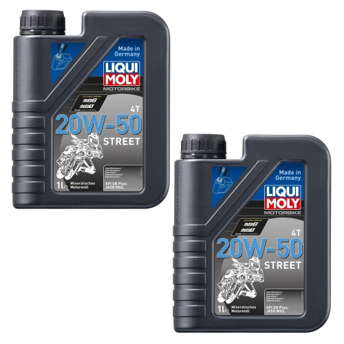 Motor&ouml;l LIQUI MOLY 1500 Motorbike 4T 20W-50 Street f&uuml;r