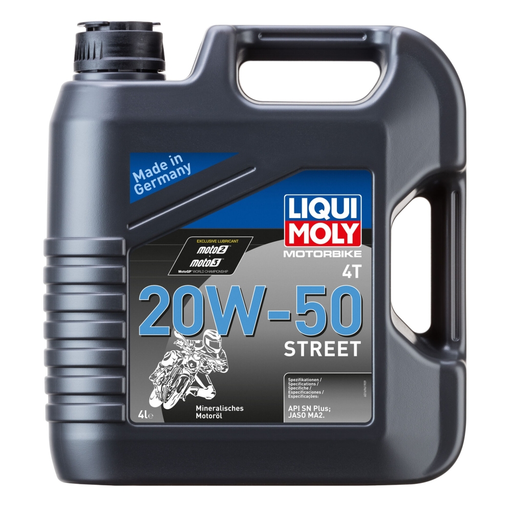 Liqui Moly 1x LM1696 4l 1x4-Takt Motoröl 20W-50 Street Mineralöl