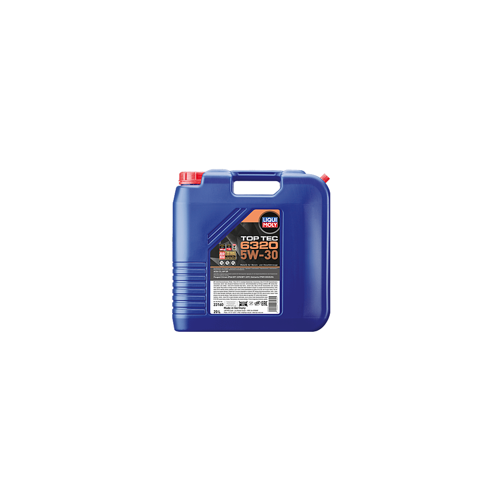 Liqui Moly Motoröl Top Tec 6320 5W-30 20 Liter 23159 Bag-in-Box