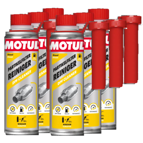 Motul 6x 300 ml Additiv, Partikelfilterregeneration 110676 DPF CLEANER DIESEL