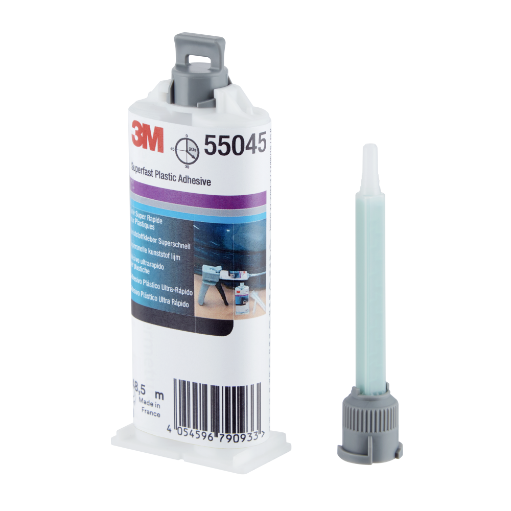 3M Superfast-Kunststoffklebstoff 48,5ml Kartusche 55045NEW