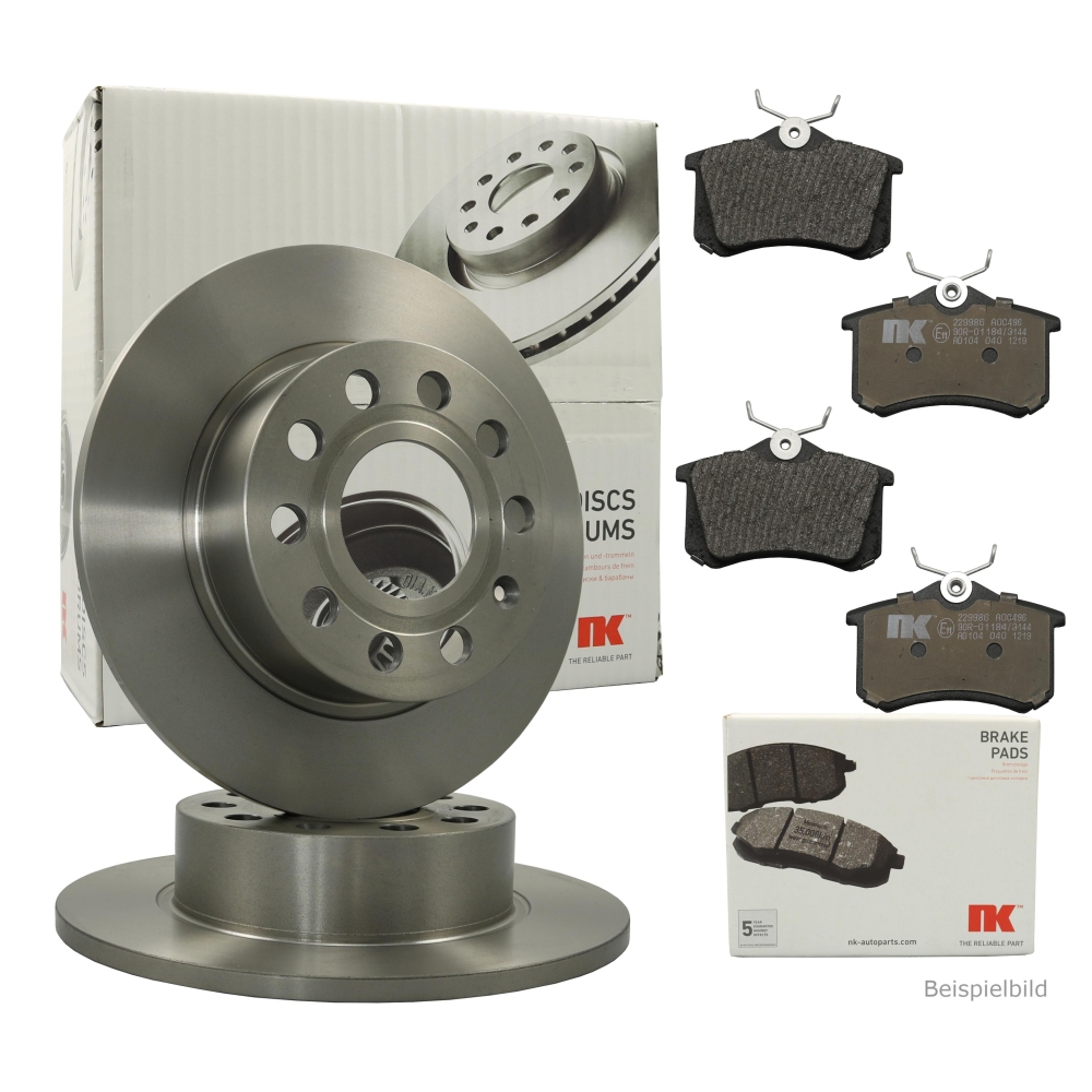 Bremsscheibe NK 203374 f&uuml;r MERCEDES-BENZ, Hinterachse
