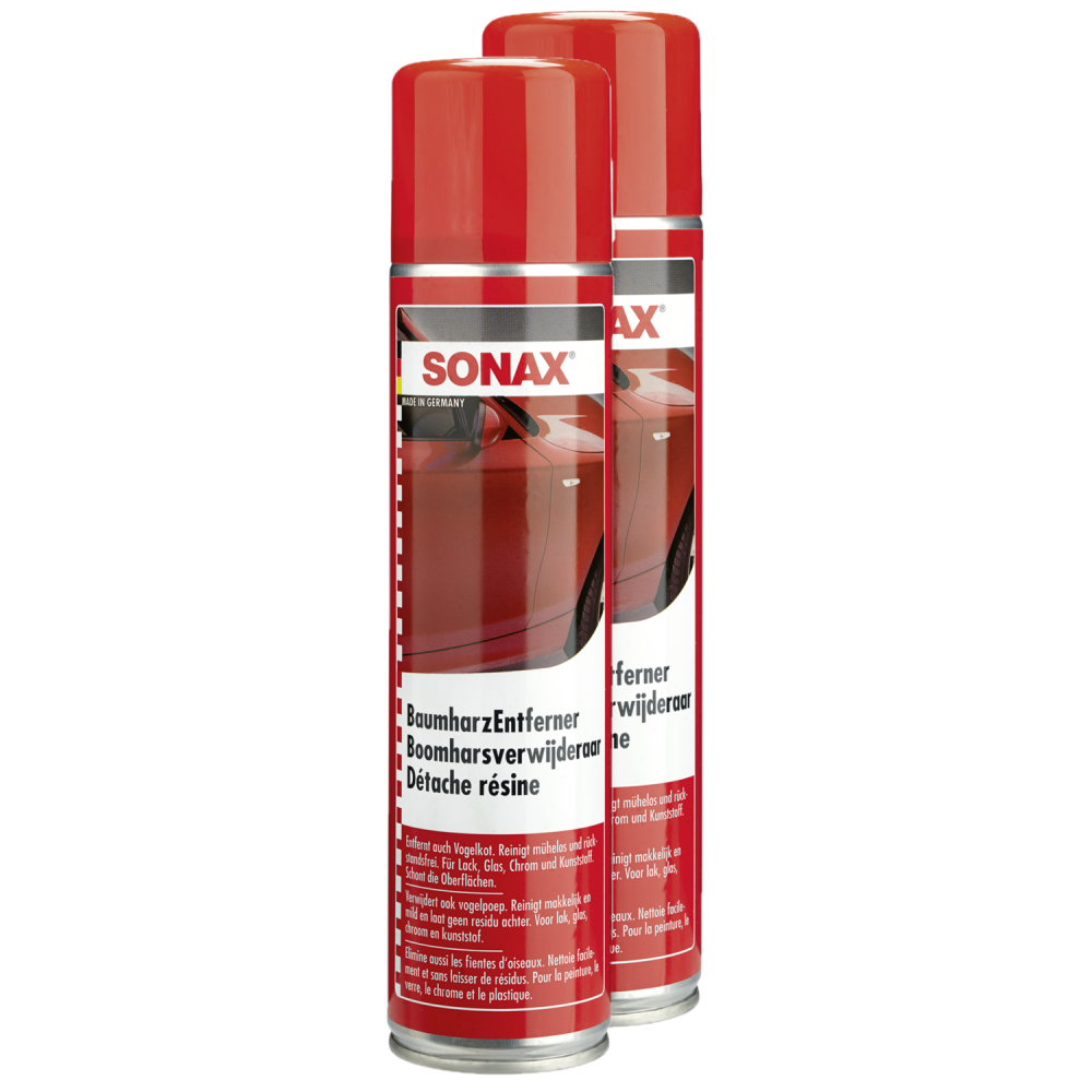 SONAX 03903000 BaumharzEntferner Autopflege Fahrzeugpflege Reinigung 2x 400ml