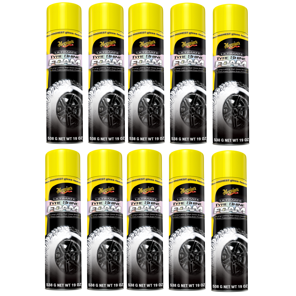 10x Meguiars 7012496747 Ultimate Insane Shine Tire Foam &ndash; Reifen Schaum 545ml