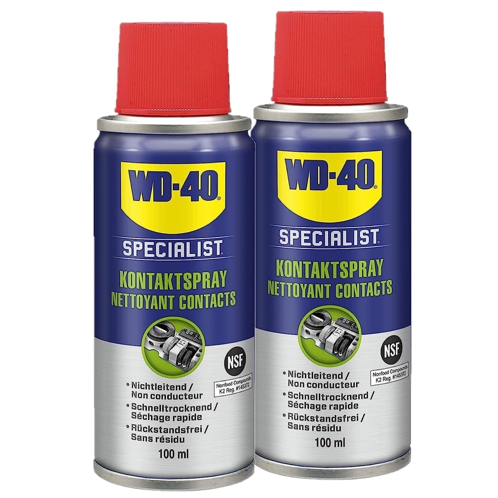 WD-40 SPECIALIST Kontaktspray Kontaktreiniger Reiniger 2x100ml Spray