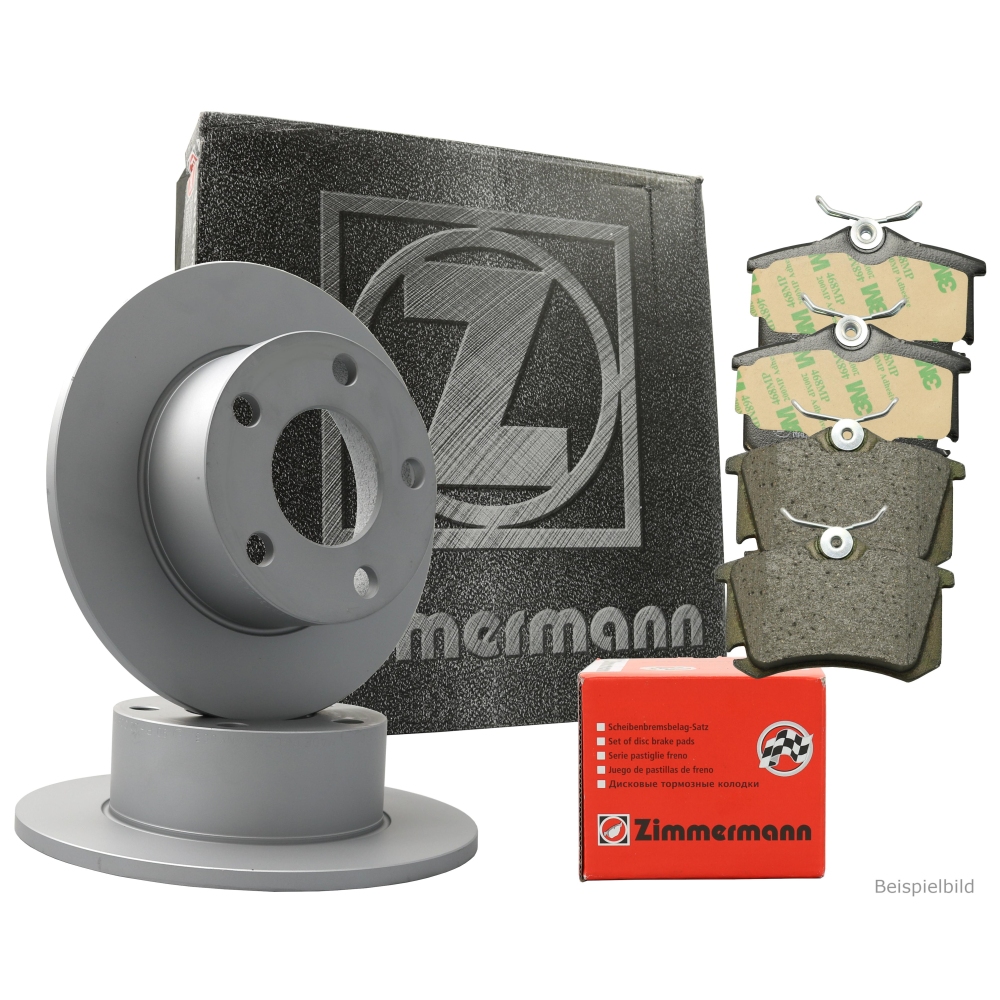 Bremsscheibe ZIMMERMANN 100.3379.20 COAT Z für VAG, Hinterachse