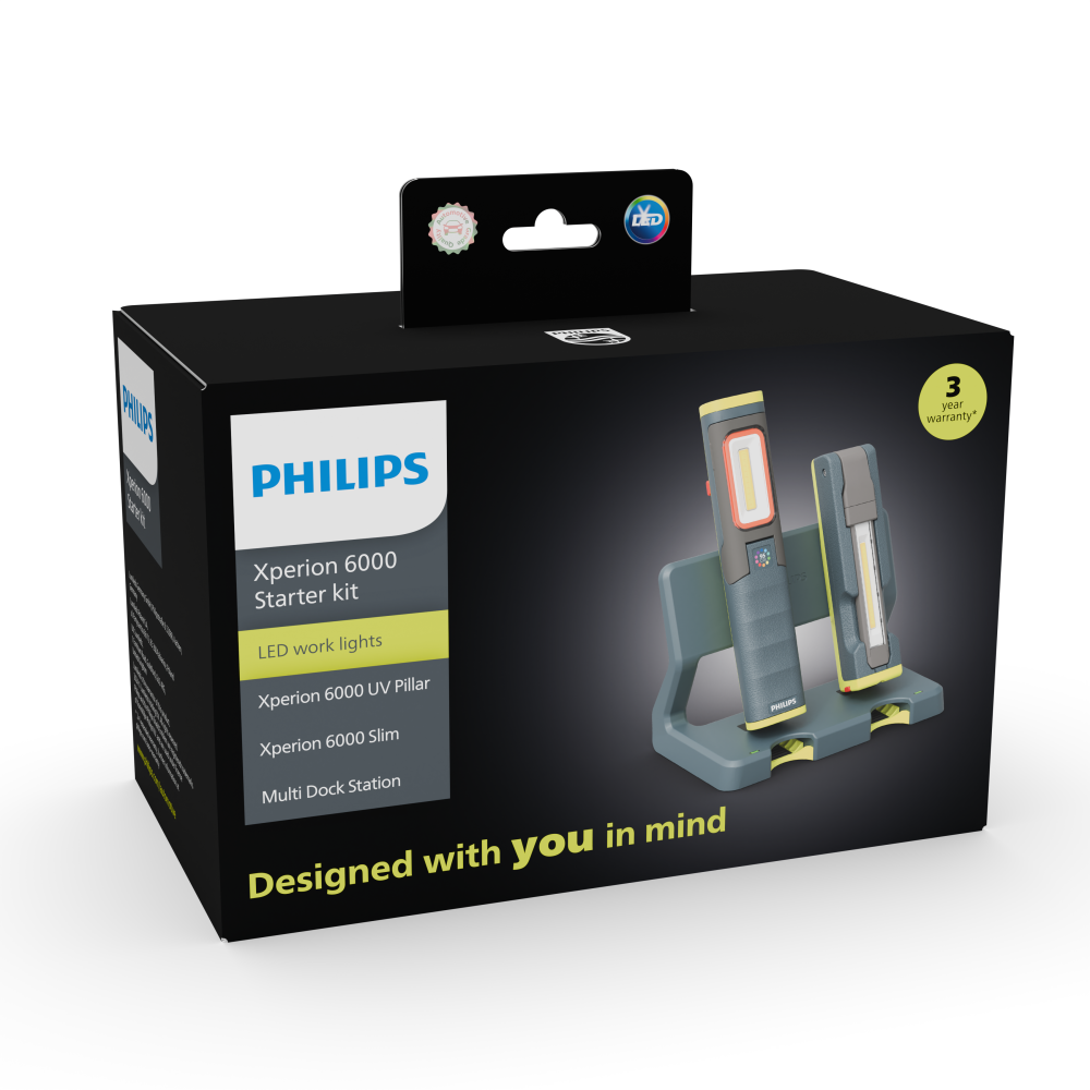 Philips Xperion 6000 UV Pillar + Multi Dock Station + Slim X60UVSLCM