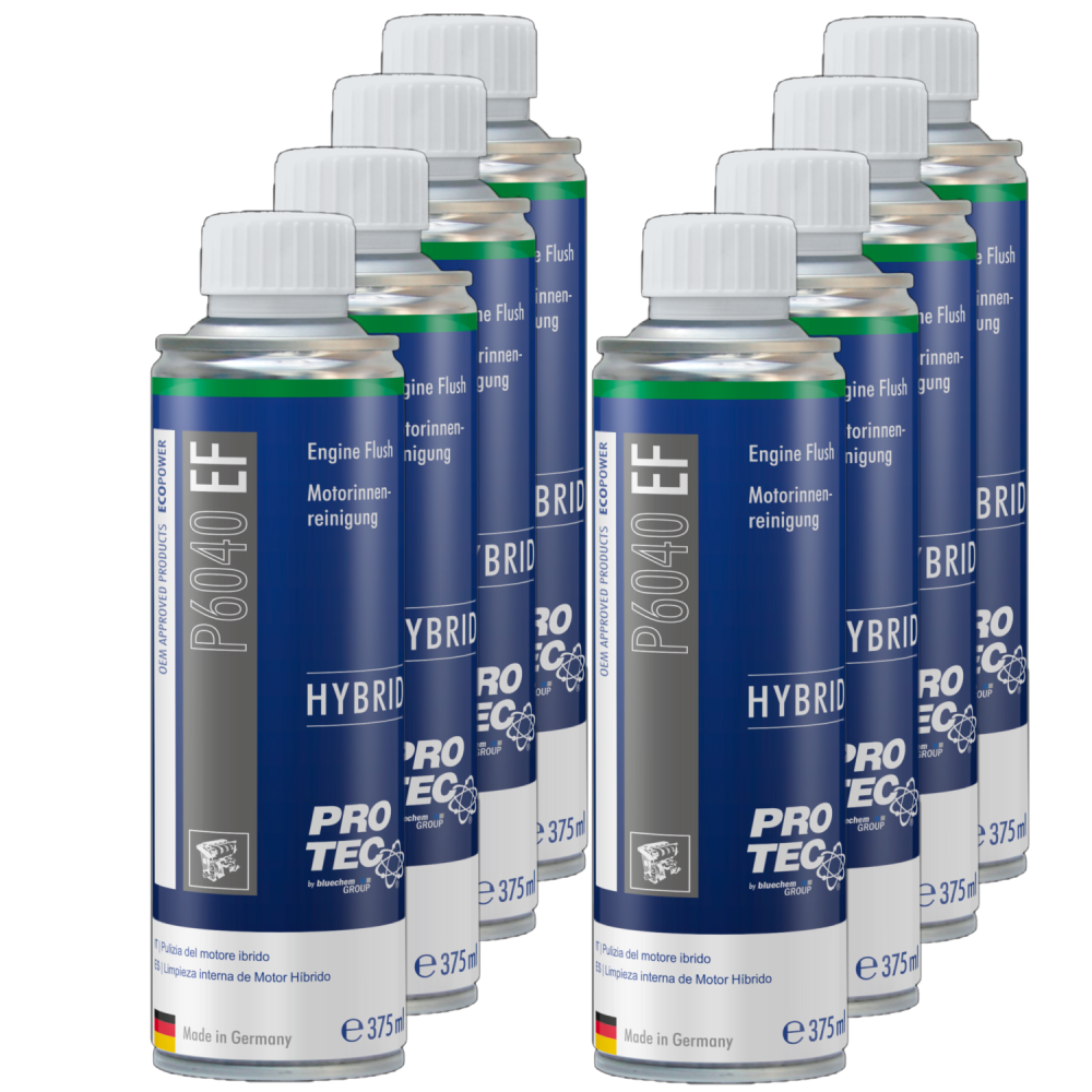 PROTEC 8x 375 ml Motorinnenreinigung Hybrid P6040 Reinigt Öl u. Schmierkreislauf