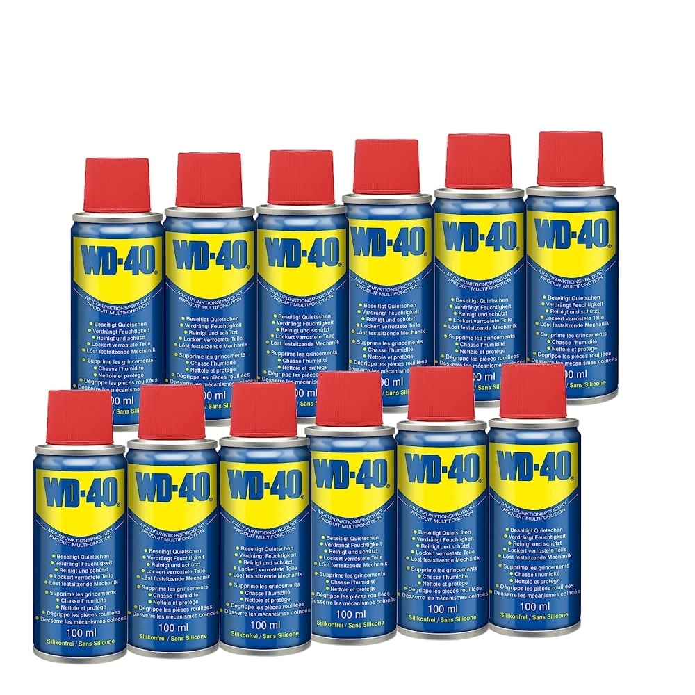 WD-40 Multifunktionsprodukt Classic Schmiermittel Multifunktionsöl 12x100ml Öl