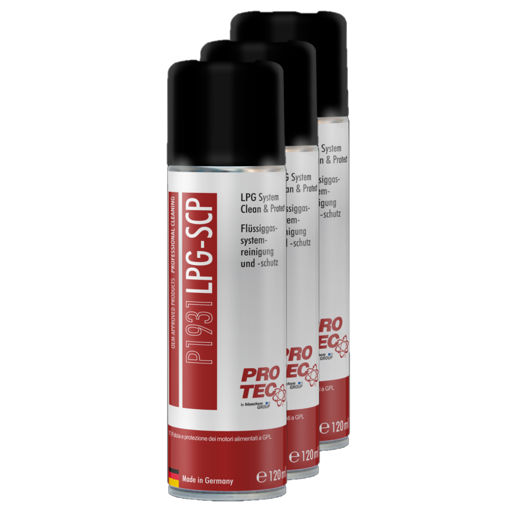 PROTEC 3x 120 ml Fl�ssiggassystemreinigung P1931 Schutz vor Verschlei� Korrosi