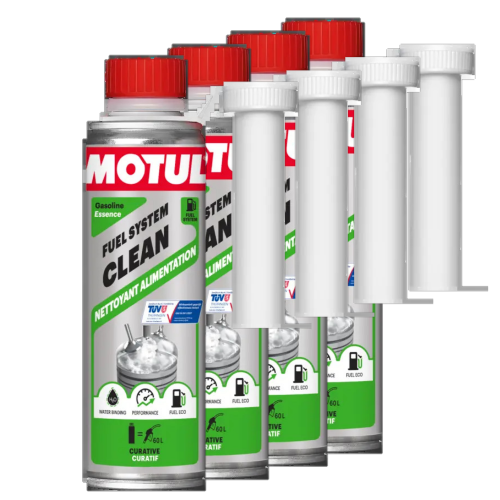 Motul 4x 300ml Reiniger, Benzineinspritzsystem 108122 FUEL SYSTEM CLEAN AUTO EFS