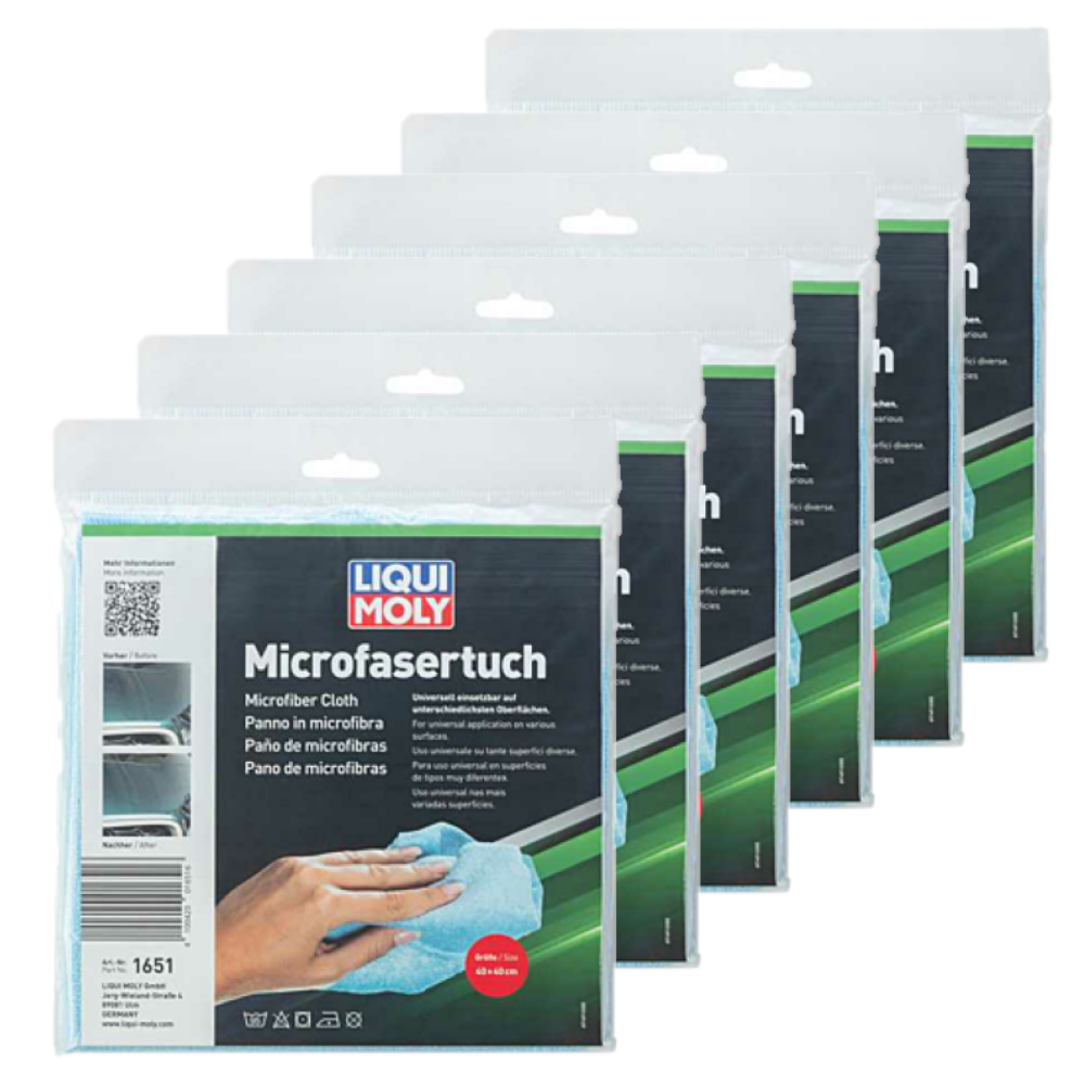 LIQUI MOLY 6x Microfasertuch 1651