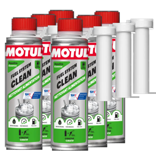 Motul 6x 300ml Reiniger, Benzineinspritzsystem 108122 FUEL SYSTEM CLEAN AUTO EFS