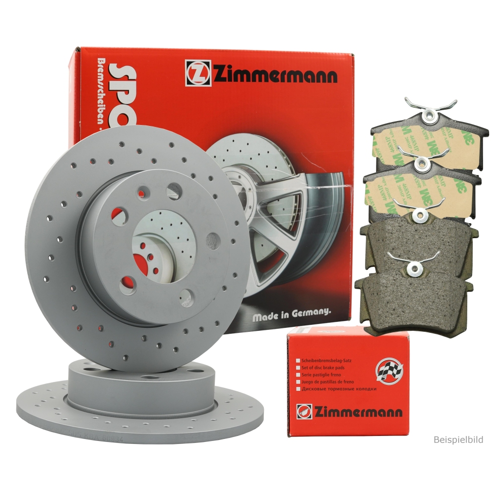 Bremsscheibe ZIMMERMANN 100.1217.52 SPORT Z für VAG AUDI (FAW) VW (SVW)