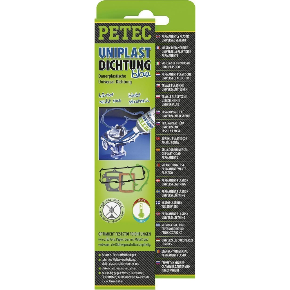 Dichtstoff PETEC 97510 Uniplastdichtung blau, dauerplastisch für AUDI BMW DODGE