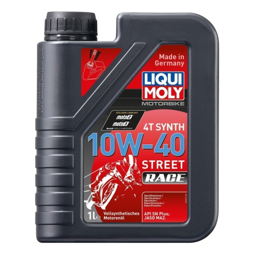 Motor&ouml;l LIQUI MOLY 20753 Motorbike 4T Synth 10W-40 Street Race f&uuml;r
