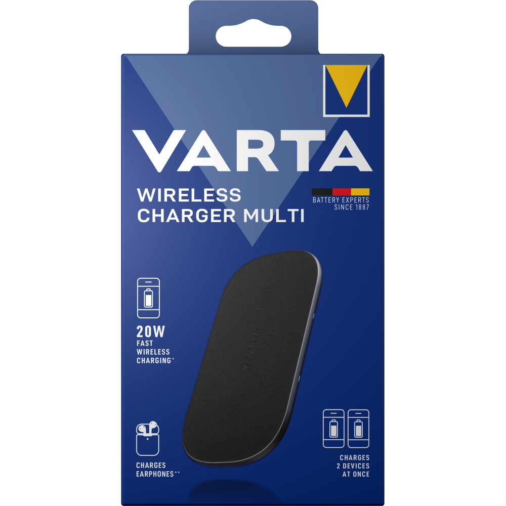 VARTA Wireless Charger Multi 20 W Box Ladestation Ladegerät Kabellos