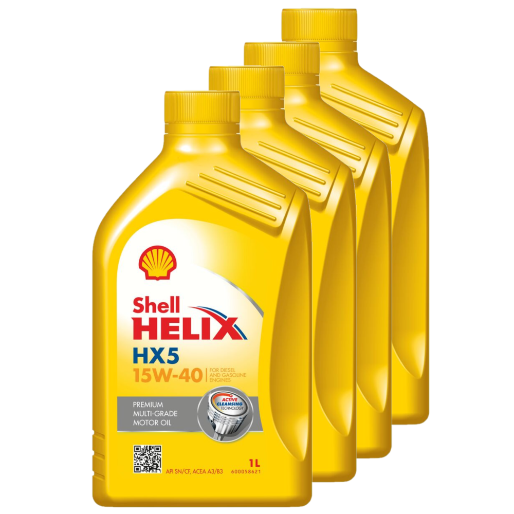 Shell 4x 1 Liter Helix HX5 15W-40 550046277