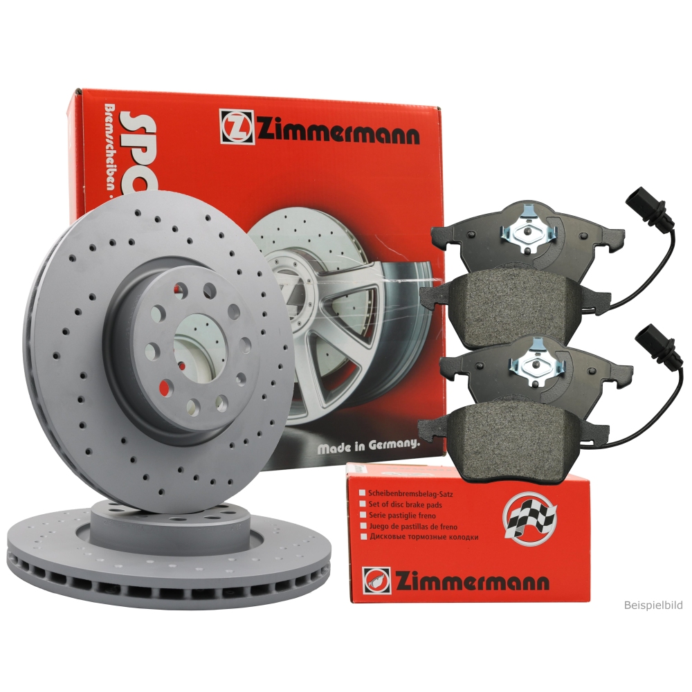 Bremsscheibe ZIMMERMANN 100.3301.52 SPORT Z f&uuml;r VAG, Vorderachse