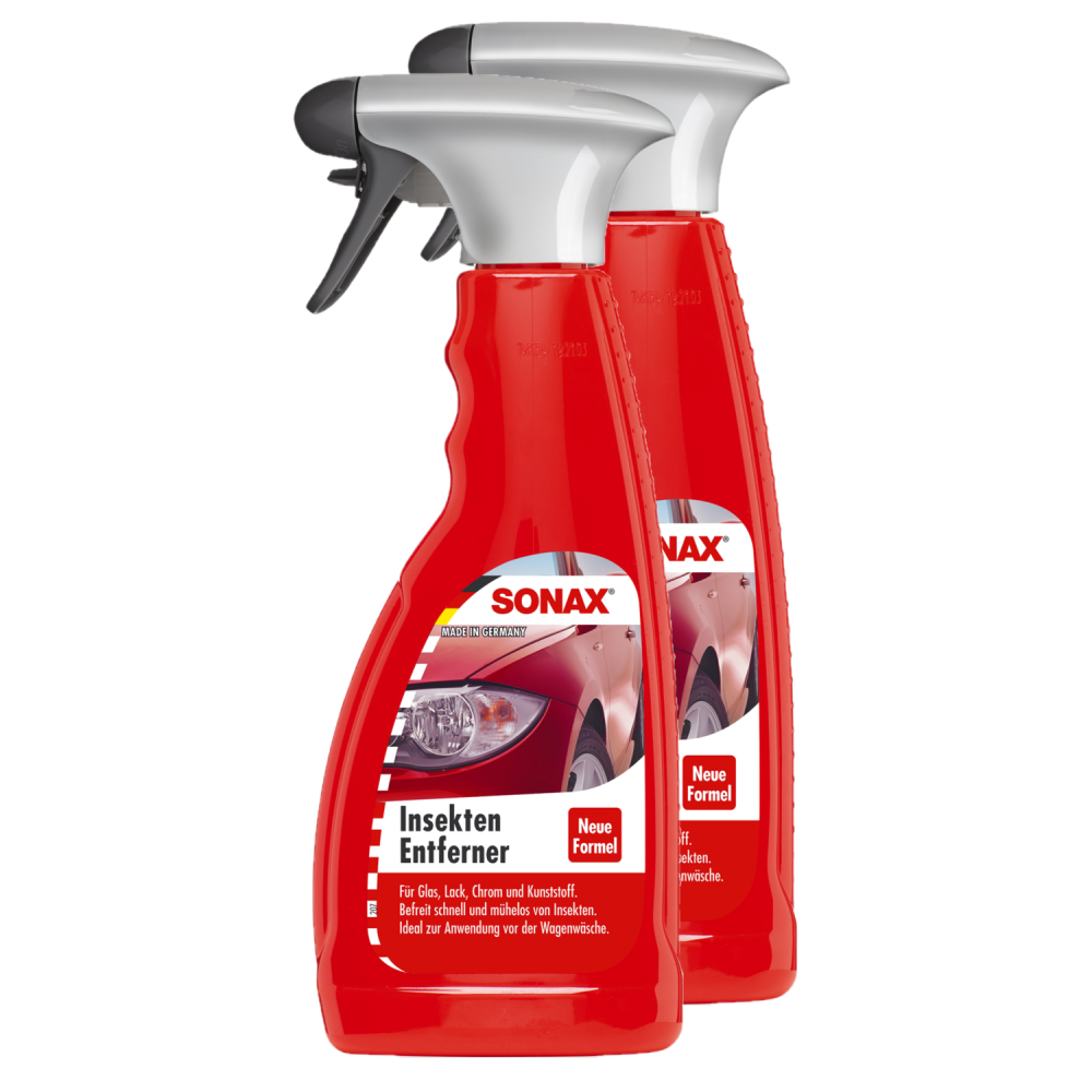 SONAX 2X 05332000 InsektenEntferner Reiniger Lackpflege Autow&auml;sche 500ml